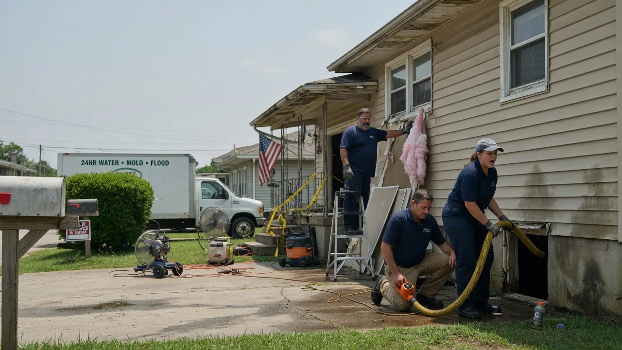 Water Damage Repair in Farmer City, IL near me